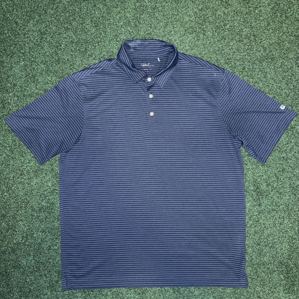 walter hagen Blue golf shirt Size Large 005